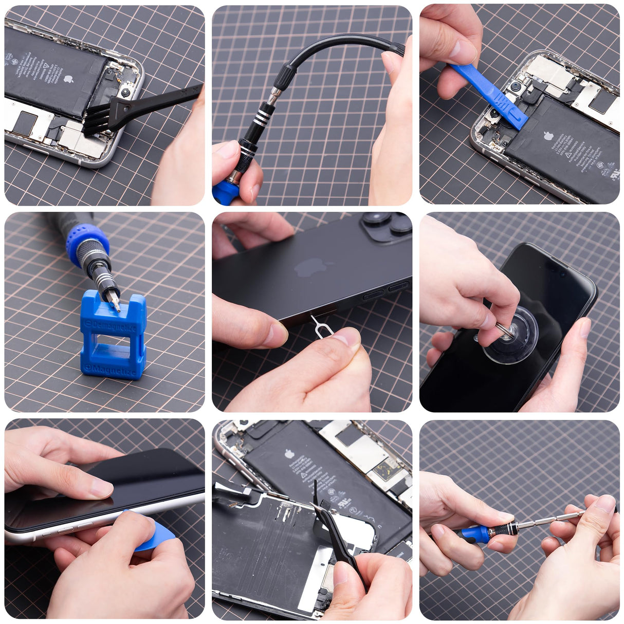 XOOL 200 in 1 Precision Screwdriver Kit, Electronics Repair Tool Magnetic Driver Kit with 164 Bits, Flexible Shaft, Extension Rod for Computer, iPhone, Laptop, PC, PS4, Xbox, Nintendo XOOL