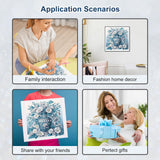 Stalente Diamond Painting Kits for Adults Flower, 5D Special Shape Diamond Art Kits for Beginners, Crystal Rhinestones Diamond Painting for Home Wall Decoration Gift 12×12inch, Vase Stalente