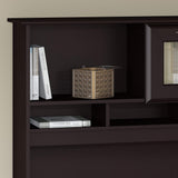 Bush Furniture Cabot 60W Computer Desk with Hutch and Drawers in Espresso Oak Bush Business Furniture