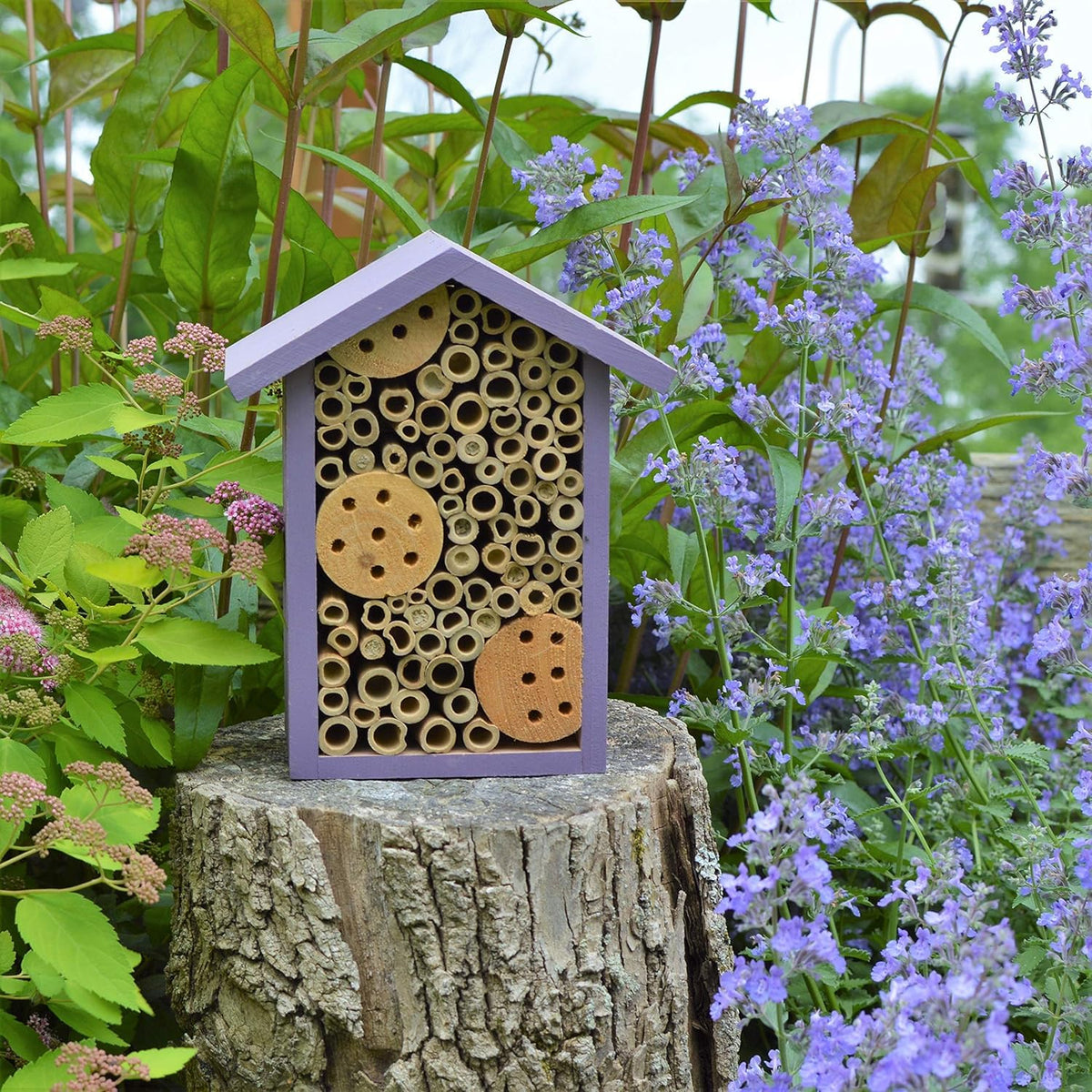 Nature's Way Bird Products PWH1-B Purple Bee House Nature's Way