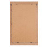 Patton Wall Decor 24x36 Distressed White Reclaimed Wood Wall Mirror Patton Wall Décor