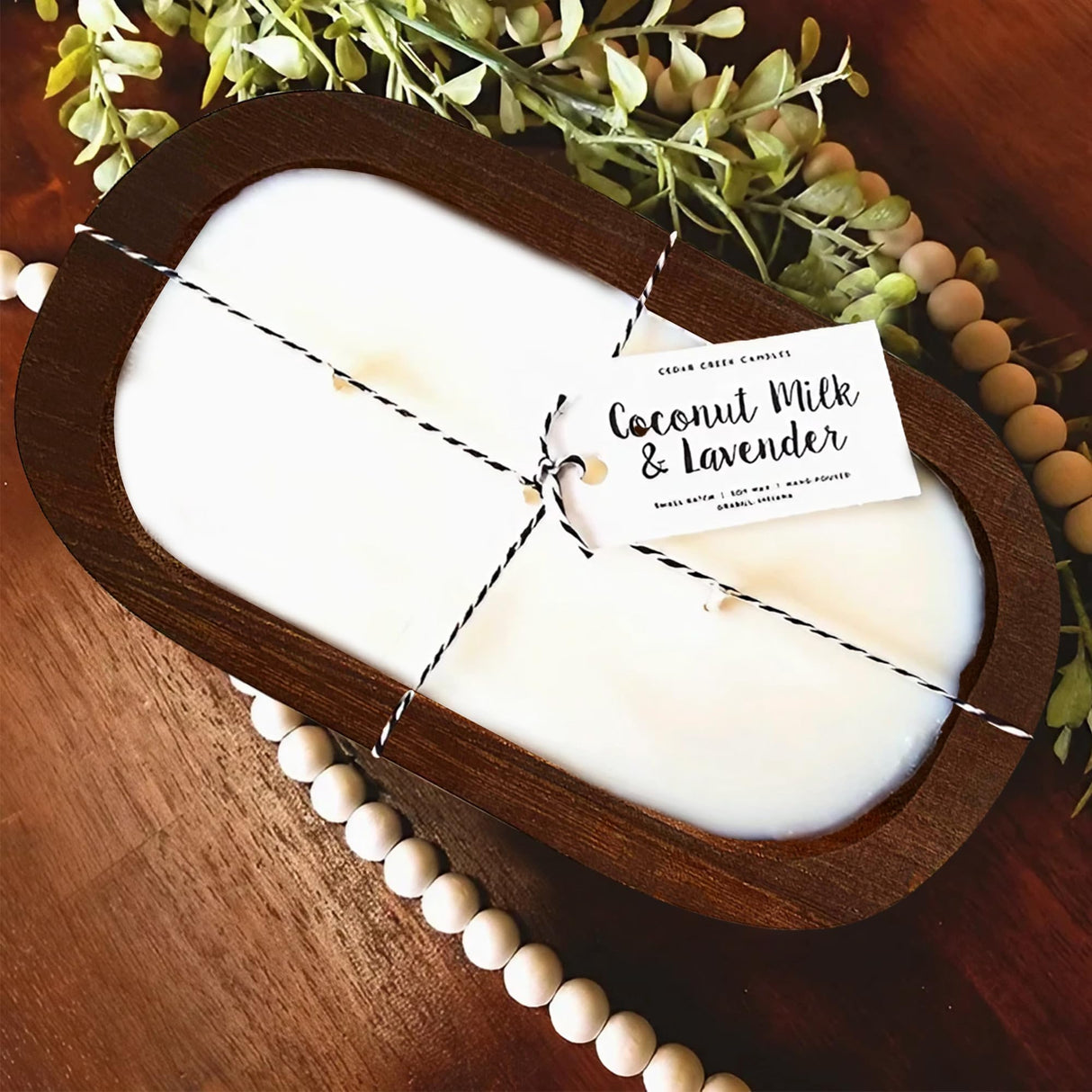 Royxen 4 Pack Dough Bowl for Candle, Wooden Dough Bowls Paulownia, Rustic Bowl Vintage, Bowls for Candle, 9.5 x 5.5 Inch, Brown Royxen