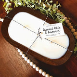 Royxen 8 Pack Wood Dough Bowl, Wooden Dough Bowls Paulownia, Rustic Bowl Vintage, Bowls for Candle (Brown, 9.7" x 6") Royxen