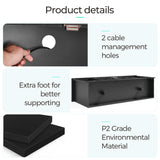 LINSY HOME Farmhouse TV Stand for 65 Inch TV, Wood Entertainment Center with Glass Door Storage Cabinet & Adjustable Shelves, Sturdy TV Console Table for Living Room Bedroom, Black LINSY HOME