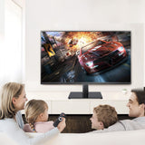 XINLEI Universal TV Stand Base, Table Top TV Stand for 17-43 Inch LCD/LED TVs, Height Adjustable Monitor Mount Stand with Tempered Glass Base Holds up to 88lbs VESA 200x200mm, TS103 XINLEI