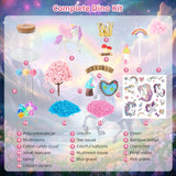 Unicorn Light Up Terrarium for Girls – DIY Garden Craft with LED | STEM Kit, Arts & Crafts Gift for Kids Ages 4-8 by Ednzion Ednzion