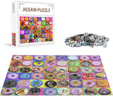 Nattork Jigsaw Puzzles 100 Pieces for Kids Youth Puzzle Beginner (Donuts) Pieces Fit Together Perfectly Nattork