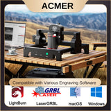 ACMER S1 Laser Engraver for Beginner Mini Laser Engraving Machine for Wood Metal, Laser Class4 (S1 3500mW) ACMER