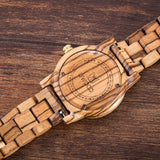 LeeEv Wooden Watches Uwood Series 40 mm Unisex Natural Handmade Wood Watch with Gift Box & Band Adjustable LeeEv
