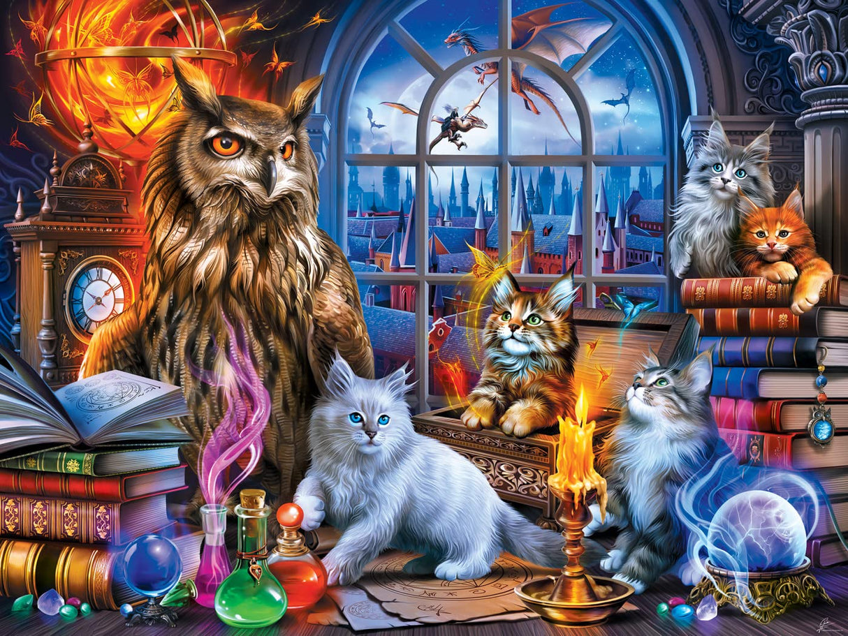 Masterpieces 300 Piece EZ Grip Jigsaw Puzzle - Caretakers of The Study - 18" x 24" Masterpieces