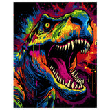 Angry Dinosaur Jigsaw Puzzle 1000 Pieces Puzzles for Adults, Graffiti Animal Jigsaw Puzzles for Challenging Family Activity Games DIY Puzzle for Home Wall Decor Gifts - 20 x 27 Inches Aihonmin