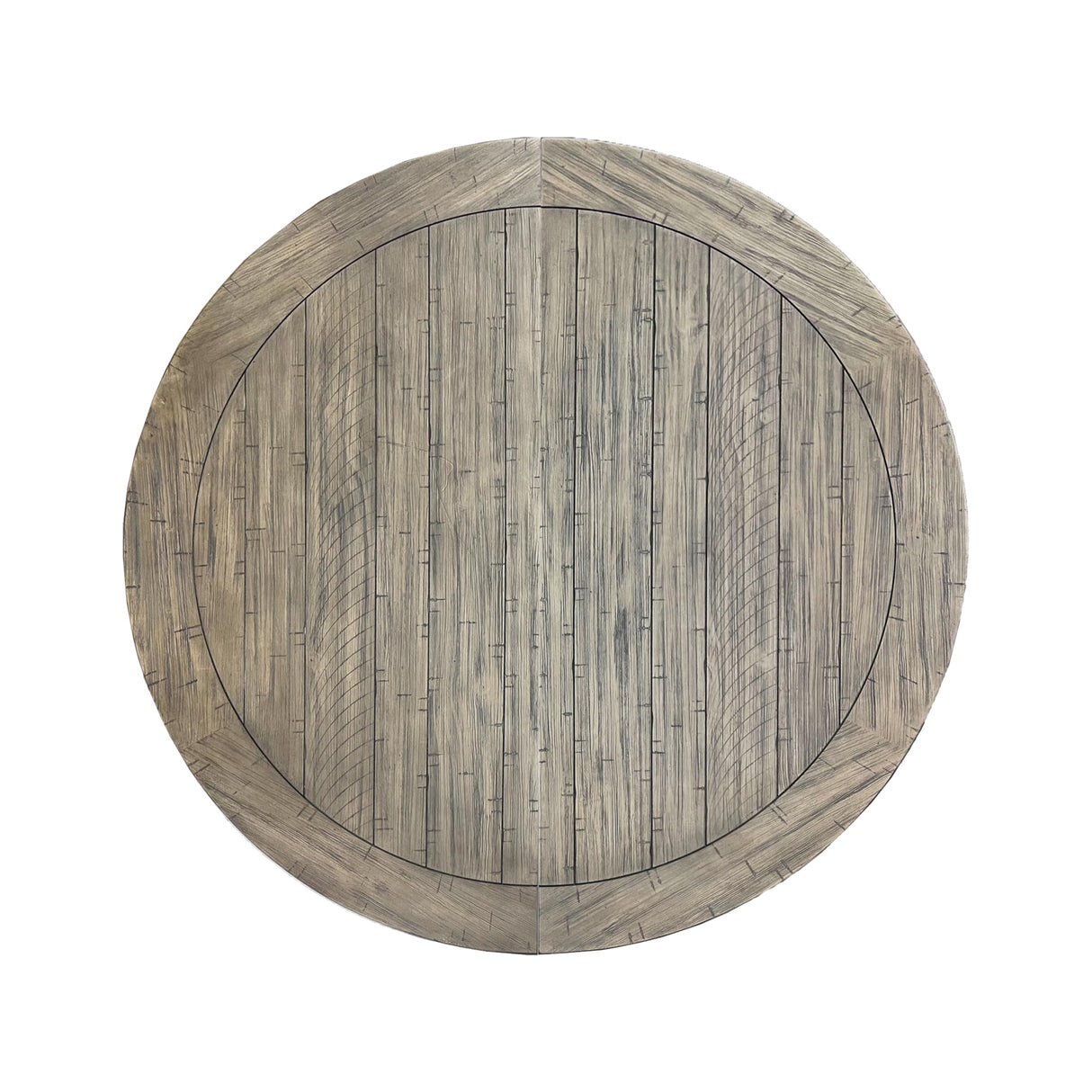 Roundhill Furniture Harola 7-Piece Dining Set, Round Pedestal Dining Table with 18" Leaf, 6 Side Chairs Roundhill Furniture