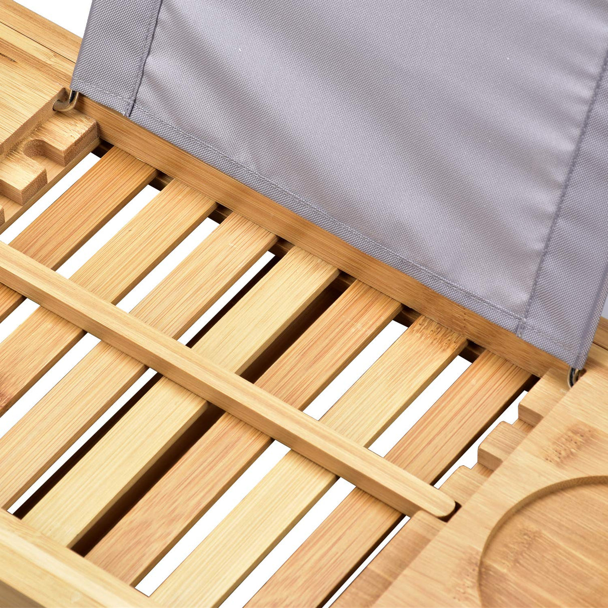 Sen Yi Bao Luxury Bathtub Caddy Tray，Bamboo Bathtub Tray Caddy - Wood Bath Tray Expandable，Can be Placed Book and Integrated Tablet Smartphone and Wine Holder - Gift Idea for Loved Ones Sen Yi Bao