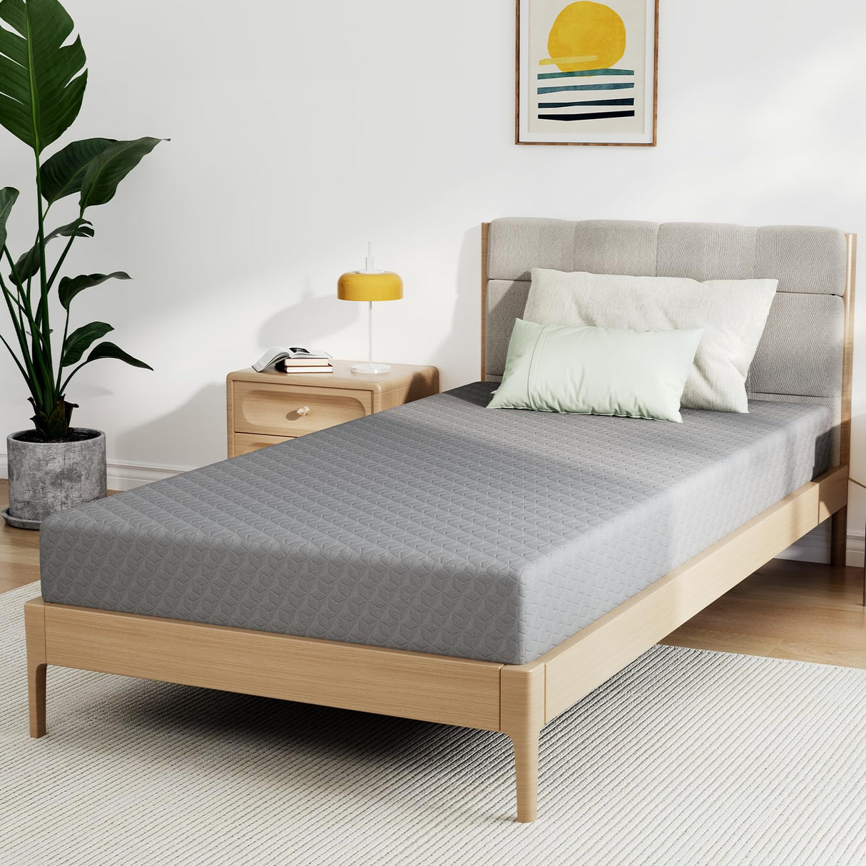 Novilla Full Size Mattress, 5 Inch Mattress Full Size Memory Foam with Gel-Infused & Airflow Wave-Cut Foam for Cool Touch & Pressure Relieving Mattresses in a Box CertiPUR-US Certified Novilla