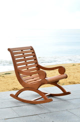 Safavieh Outdoor Collection Sonora Rocking Chair, Teak Brown Safavieh