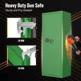 Bonusall 12-15 Green Gun Safe for Rifles,Fireproof Gun Safe for Rifles and Pistols,Rifle Safes for Home with Digital Keypad,Adjustable Shelves & Handgun Pockets Bonusall