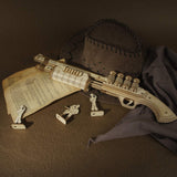 ROBOTIME LQ501 3D Puzzles for Adults, Wooden Puzzle for Adults, Model Kit (Terminator M870), Unique Gift ROBOTIME