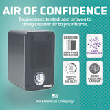 GermGuardian Air Purifier for Home with HEPA Filter, Removes 99.97% of Pollutants, Covers up to 375 Sq. Foot Room in 1 Hr, UV-C Light Helps Reduce Germs, Zero Ozone Verified, 11", Silver, AC4100CA GermGuardian