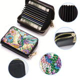 JISHSHAY Diamond Painting Credit Card Holder Hummingbird Diamond Art Credit Card Wallet Bird Gem Art Wallet Gem Painting Coin Purse Mosaic Kits for Adults Billfold Animal Embroidery Kit Billfold JISHSHAY