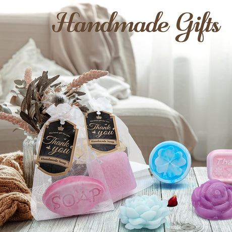 MuseLuxe Soap Making Kit for Adults & Kids - Soap Making Supplies with Melt and Pour - Base,6 Silicone Molds, Colorant,Fragrances,Dried Flowers,Gift Card,DIY Craft Kit for Beginners MuseLuxe