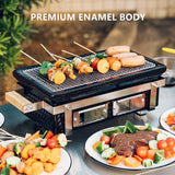 Onlyfire Charcoal BBQ Grill Hibachi Grill with Grid Lifter, Portable Yakitori Grill with Stainless Steel Grill Grate, BBQ Grill for Outdoor Camping Picnic Patio Backyard Cooking, 16 x 9 In Black ONLYFIRE GRILLS