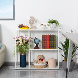 HDANI Console Table, Narrow Entryway Table, 3 Tier Metal Hallway Table, 9.8''Dx31.5''Wx29.7''H(White) HDANI