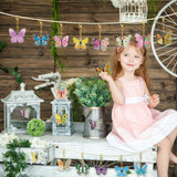 FairySandy 20 Pcs Spring Butterfly Diamond Painting Keychains 5d Flowers Butterflies Diamond Art Keychains Kits for Adults Single Side Floral Key Chain Hanging Ornament for Beginners DIY Crafts Gifts FairySandy