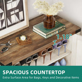 YITAHOME Shoe Cabinet with Doors, Farmhouse 5-Tier Shoe Storage Cabinet for Entryway, Large Capacity Wooden Shoes Rack Organizer for Entryway/Hallway/Closet, Beige YITAHOME