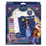 Disney Wish! Color by Number with Markers, Creative Art Activity Set, Ages 4 and Up Cra-Z-Art