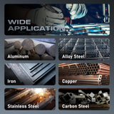 Sunstac 250A AC/DC Aluminum TIG Welder with Pulse, 110V/220V Dual Voltage TIG Welding Machine with DC TIG/AC TIG/Pulse TIG/SPOT TIG/Stick Sunstac