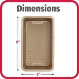GoodCook BestBake Nonstick Textured Carbon Steel Loaf Pan, 9" x 5", Bronze GoodCook
