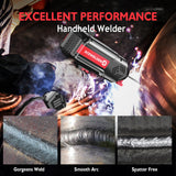 ACEWELDER Handheld Welder 110V, Welding Machine 120A Portable Stick Welder, Hand Held Welder Machine IGBT Inverter Digital Display with Welding Tool Set and Toolbox Acewelder