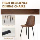 Ganooly Dining Table Set for 8, 78.7" Large Wood Dinner Set for 8 with Faux Leather Chairs, 8 Seater Modern Dining Room Table Sets for Kitchen, Farmhouse Ganooly