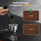 RELEXNOW Espresso Machine, 20 Bar Espresso Maker Milk Frother & LCD Panel, Hot & Iced Coffee Machine, Stainless Steel Espresso Coffee Machine with 41oz Water Tank for Cappuccino, Latte RELEXNOW