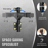 Heavy Bag Hanger - Wall Mount Punching Bag Hanger, Adjustable Heavy-Duty Boxing Bag Wall Bracket, Punching Bag Mount Stand for Home or Gym, for Kickboxing Bag, Muay Thai Bag,Etc (Supports up to 800Ib) BaiYuan