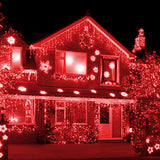Uptotop Christmas 100 Count String Light, 20FT Plug in Waterproof String Light Decorations for Party Carnival Supplies, Outdoor Yard Garden Decor (RED) Uptotop