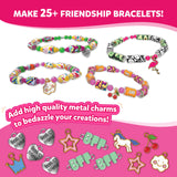 Skillmatics Craft Activity - Roll-Up Beads Friendship Bracelets DIY Kit, 400+ Charms & Beads, Jewelry Making Kit, Create 25+ Bracelets, Gifts for Kids Ages 6, 7, 8, 9, 10, 11, 12, 13 Skillmatics