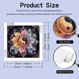 Flower Diamond Art Kits for Adults,5D Mandala Diamond Art for Beginners,DIY Diamond Painting Kit,Home Wall Decor Diamond Painting (11.8x11.8 Inch) ﻿ YULIDECO