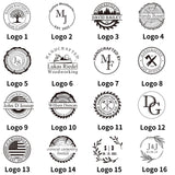 KAINSY Custom Branding Iron - Personalised Metal Stamp for Wood, Leather, and More (2 Inches) KAINSY