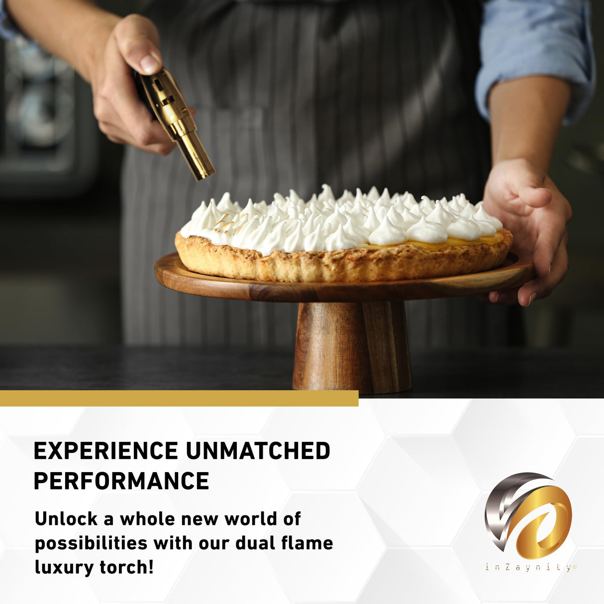 Refillable Butane Torch Gun - Adjustable Mini Blow Torch for Cooking, Welding, and Art by inZaynity inZaynity