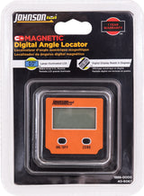 Johnson Level & Tool 1886-0000 Magnetic Digital Angle Locator w/ 2 Buttons, Orange, 1 Locator Johnson