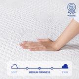 Olee Sleep Twin Mattress, 8 Inch Gel Memory Foam Mattress, Gel Infused for Comfort and Pressure Relief, CertiPUR-US Certified, Bed-in-a-Box, Medium Firm, Twin Size Olee Sleep