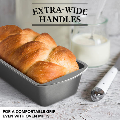 Extra Large Bread Pan, 13" x 5" Long Loaf Pan, Nonstick Baking Pan, Rectangular Loaf Tin, Set of 2