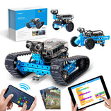 Makeblock mBot Ranger 3 in 1 Robotics for Kids Age 8-12, Coding Robot for Arduino Scratch Learning with Coding Box, 16 Coding Projects STEM Science Kit, Robot Toys Gift for Kids Ages 10+ Makeblock