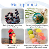 1-1/2 inch Wooden Round Balls, Bag of 5 Unfinished Wood Round Balls, Hardwood Birch Sphere Orbs for Crafts and DIY Projects, Woodworking (1-1/2 inch Diameter) by Woodpeckers Woodpeckers