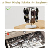 Josmimic Marble Sunglass Holder Organizer, Sunglass Holder, Eyeglass Display Stand Holder for Multiple Glasses Josmimic