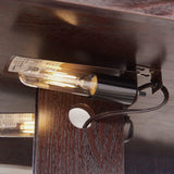 Eyisean Glass Display Cabinet, 52" H Curio Cabinet with Adjustable Shelves and Mirrored Back Panel, China Cabinet with Light Bulb inclued, Rack for Living Room Storage (Dark Cherry) Eyisean