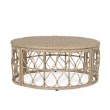 Christopher Knight Home Bruce Outdoor Coffee Table - Wicker - Light Brown Christopher Knight Home