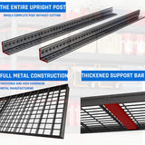 PMKES 67" W Garage Shelving Heavy Duty, 4 Tier Garage Shelves, 68" H Adjustable Storage Shelving Unit, Commercial Metal Shelves for Warehouse, Basement, Shop, 67" W x 20" D x 68" H,2 Pack PMKES