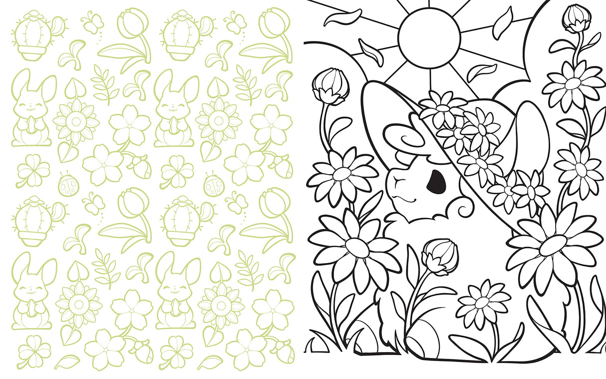 Cute Chibi Creature Coloring: Color over 60 Adorable Creatures WoodArtSupply
